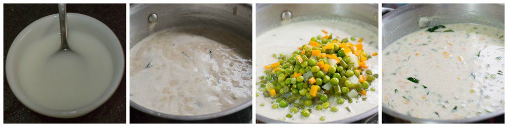 white-vegetable-korma-vellai-kurma-parotta-kuruma-south-indian-hotel-restaurant-style-corn-starch-slurry |kannammacooks.com #kurma #korma #stew #easy #recipe #vellai #white #tamilnadu #hotel #style #stew #side #dish #chapati